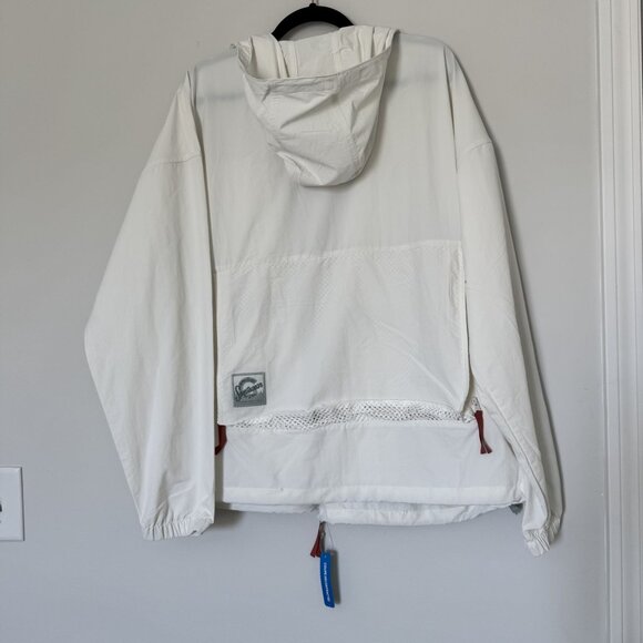 Columbia Mens Cove Beach Windbreaker Relaxed Fit White NWT Large - Picture 6 of 10